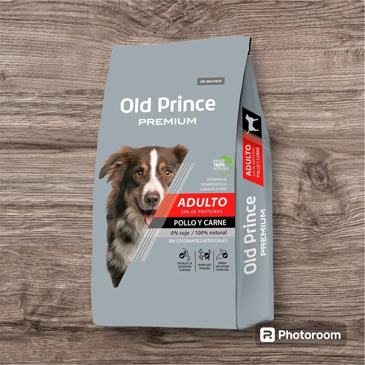 Old Prince premium pollo y carne adulto x 20 kg